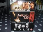 3 DVD SET MET ROADKILL,WRONG TURN en THE HOLE., Cd's en Dvd's, Dvd's | Horror, Boxset, Ophalen of Verzenden, Vampiers of Zombies
