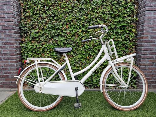 Popal fiets wit - 24 inch, Fietsen en Brommers, Fietsen | Meisjes, Gebruikt, 24 inch, Ophalen