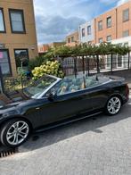 Audi A5 1.8 Tfsi 130KW Cabrio Multitr. 2016 Zwart, Auto's, Audi, 4 cilinders, Cabriolet, 4 stoelen, Zwart