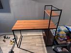 Bureau hout/metaal ZGAN, Ophalen of Verzenden, Zo goed als nieuw
