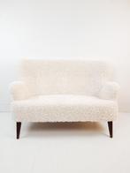 Artifort bankje doodle stof crème off white sofa vintage, Huis en Inrichting, ., Wit, Overige typen, Tweepersoons