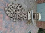 grindtegels 60x40cm stenen 10x10cm, Tuin en Terras, Tegels en Klinkers, Ophalen, Gebruikt, 5 tot 10 m², Beton