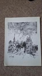 Charles Eyck reproductie - 39x35 cm, Ophalen of Verzenden