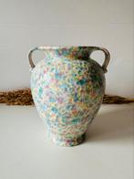Vintage vaas in pasteltinten Scheurich, Ophalen of Verzenden