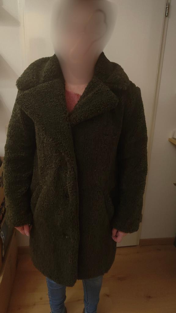 Groene dames winterjas "Teddy" maat S, Kleding | Dames, Jassen | Winter, Zo goed als nieuw, Maat 36 (S), Groen, Ophalen of Verzenden