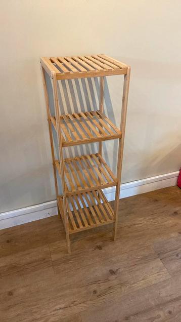 Mooi bamboo badkamerkastje houten rekje beschikbaar voor biedingen