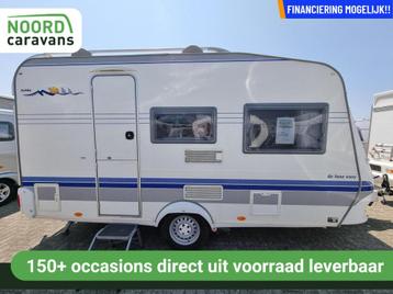 HOBBY DE LUXE EASY 400 VOORTENT + MOVER + FIETSENDRAGER beschikbaar voor biedingen
