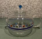 Royal Boch Boerenbont Glazen Theepot, Huis en Inrichting, Keuken | Servies, Overige typen, Ophalen of Verzenden, Boerenbont, Glas