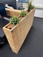 Bureau Afscheiding/Schotten - Planten & Kabelgoot, Huis en Inrichting, Ophalen, Gebruikt