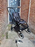 Bugaboo Bee3 all black incl rode seatliner, Ophalen of Verzenden, Gebruikt, Bugaboo, Verstelbare duwstang