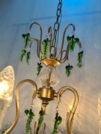 Set van 2 Murano druiven kroonluchters hanglampen vintage, Ophalen of Verzenden