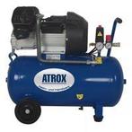 Atrox AY676 Dubbelcilinder-compressorset incl. accessoires, Doe-het-zelf en Verbouw, Compressors, 6 tot 10 bar, Nieuw, Ophalen of Verzenden