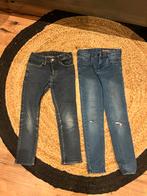 Twee spijkerbroeken maat 128 Hema, Kleding | Heren, Spijkerbroeken en Jeans, Ophalen of Verzenden, Gedragen, Blauw, Overige jeansmaten