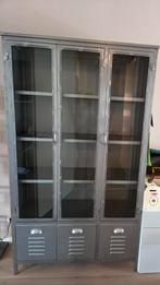 Stalen kast, Huis en Inrichting, Kasten | Vitrinekasten, Ophalen, Zo goed als nieuw, 25 tot 50 cm, 50 tot 100 cm