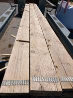 80 steigerplanken, Doe-het-zelf en Verbouw, Hout en Planken, Ophalen, Gebruikt, 25 tot 50 mm, Plank