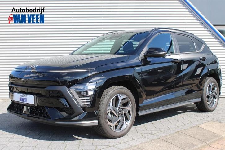 Hyundai Kona 1.6 GDI HEV N Line | Parkeercamera | Keyless en, Auto's, Hyundai, Bedrijf, Kona, ABS, Achteruitrijcamera, Adaptive Cruise Control