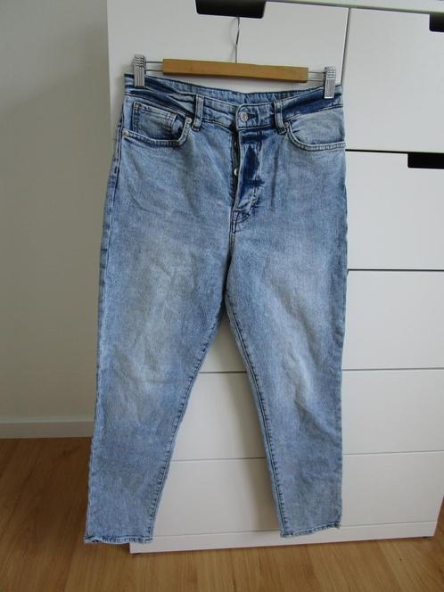 H&M Mom - spijkerbroek damesmaat 38, Kleding | Dames, Spijkerbroeken en Jeans, Gedragen, W30 - W32 (confectie 38/40), Blauw, Ophalen of Verzenden