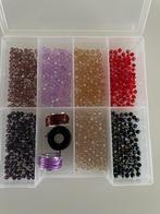Mix glaskraaltjes bicone 4mm / 700st, Verzenden, Nieuw, Kraal