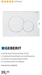 Geberit Sigma 01 bedieningspaneel toilet, wit, nieuw, Doe-het-zelf en Verbouw, Ophalen of Verzenden, Nieuw, Toilet