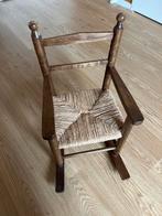 Antiek Schommelstoeltje Peuter/Kleuter, Huis en Inrichting, Stoelen, Ophalen, Gebruikt, Bruin, Eén