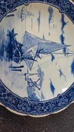 Vintage wandbord Delftsblauw Sphinx Maastricht, Antiek en Kunst, Antiek | Wandborden en Tegels, Ophalen of Verzenden