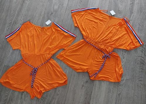 NIEUW: EK 8x oranje jumpsuit 44-46-48 [ lees omschrijving], Hobby en Vrije tijd, Feestartikelen, Nieuw, Ophalen of Verzenden