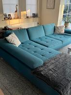 Prachtige petrol kleur lounge bank, Huis en Inrichting, Banken | Sofa's en Chaises Longues, Ophalen, Zo goed als nieuw, Vierpersoons of meer