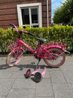 Loekie 16 inch Princess meisjesfiets met zijwieltjes (roze), Ophalen, Gebruikt, 16 inch, Loekie
