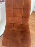 4 eetkamerstoel cognac bruin., Huis en Inrichting, Stoelen, Ophalen, Zo goed als nieuw, Bruin