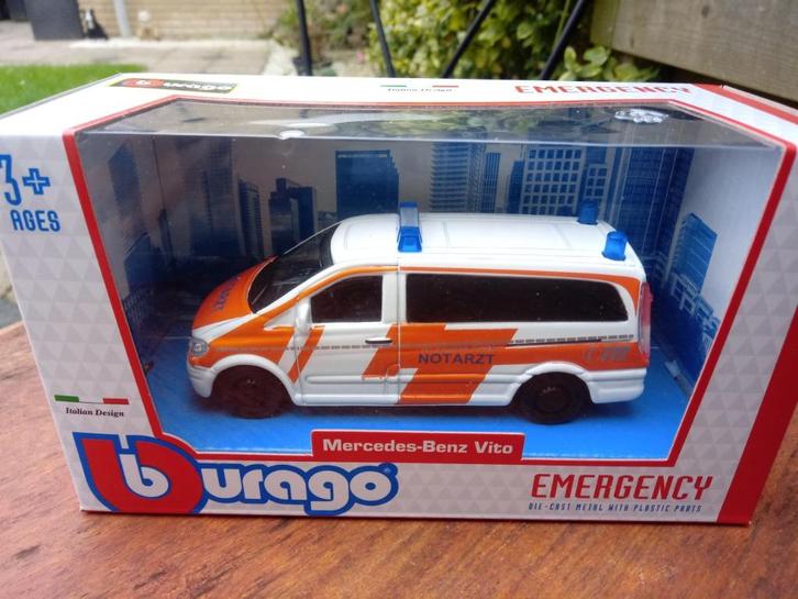 Mercedes-Benz Vito Notartz 1/50 Bburago, Hobby en Vrije tijd, Modelauto's | 1:50, Nieuw, Auto, Overige merken, Ophalen