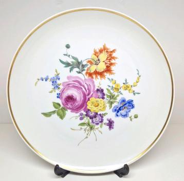 Meissen porseleinen wandbord bloemenboeket decor 1957. beschikbaar voor biedingen