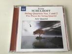 Schulhoff String Quartets 1 & 2 Aviv Quartet, Ophalen of Verzenden, Romantiek, Zo goed als nieuw, Kamermuziek
