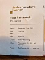 1 Kaartje voor Peter Pannekoek 9 mei Haarlem, Tickets en Kaartjes, Eén persoon