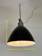 Industriële fabriekslamp, ca 1950, Industrieel, Gebruikt, Metaal, 50 tot 75 cm