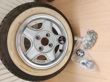 Classic mini velgen (Revolution) met White wall 12 inch beschikbaar voor biedingen
