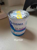 sigma lak en tex kleur vestingh lab paint saint tropez, Gebruikt, Wit, Ophalen of Verzenden, Lak