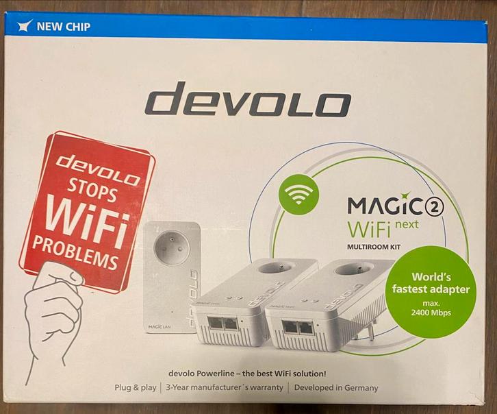 Devolo Magic 2 WiFi next Multiroom Kit, Computers en Software, WiFi-versterkers, Nieuw, Ophalen of Verzenden