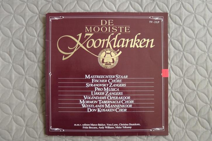 Dubbel Lp De mooiste koorklanken met o.a. Mastreechter staar, Cd's en Dvd's, Vinyl | Verzamelalbums, Gebruikt, Overige genres