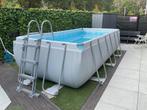 Bestway powersteel zwembad 4,01 x 2,00 x1,00 m, Gebruikt, 200 tot 300 cm, 80 tot 120 cm, Ophalen of Verzenden