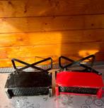 Twee Openhaard blok pers, Huis en Inrichting, Haarden, Ophalen, Zo goed als nieuw, Inbouwhaard, Houthaard