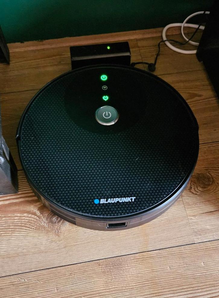 Robotstofzuiger met dweilfunctie: Blaupunkt Bluebot XBoost, Witgoed en Apparatuur, Stofzuigers, Zo goed als nieuw, Robotstofzuiger