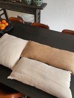 3 x mooi kussen naturel look, Ophalen, Zo goed als nieuw, Vierkant