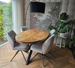 Prachtige nieuwe ovale mangohouten tafel, Huis en Inrichting, Tafels | Eettafels, Ophalen, 100 tot 150 cm, Teakhout, Nieuw