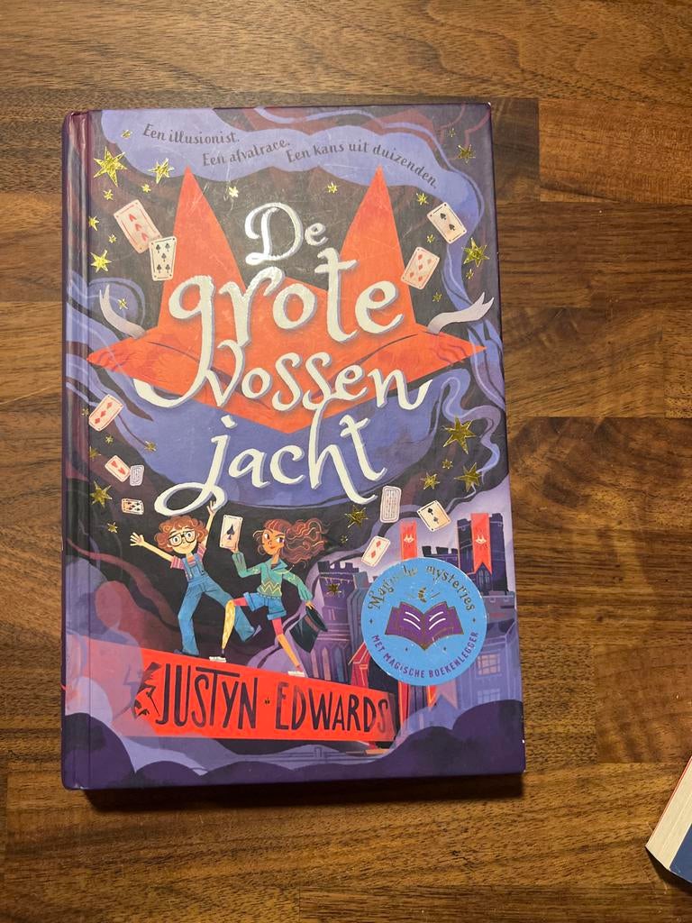 De Grote Vossenjacht - Jusyin Edwards, Ophalen of Verzenden, Zo goed als nieuw, Boek of Catalogus
