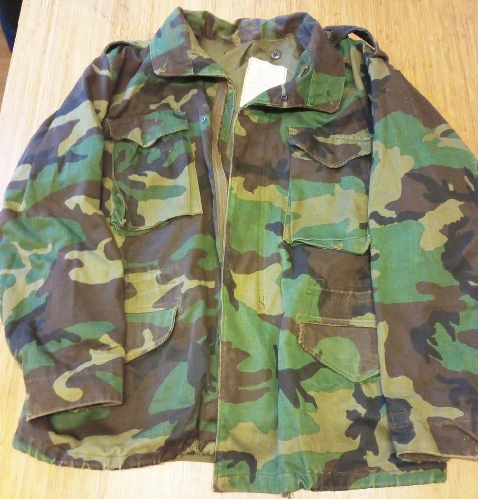 Amerikaanse camo legerjas, Verzamelen, Ophalen of Verzenden, Landmacht, Amerika, Kleding of Schoenen