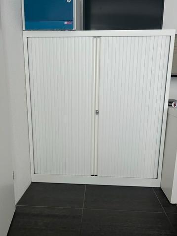 Bisley Roldeurkast Verkeerswit - Nieuwstaat! beschikbaar voor biedingen