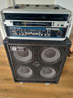 Hartke HA3500 versterker met SWR Goliath 4x10t cabinet, Ophalen, Gebruikt, 100 watt of meer