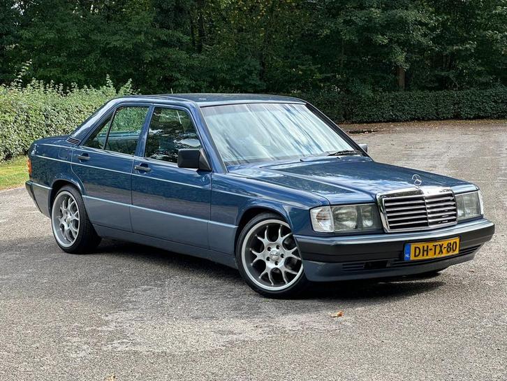 Mercedes-Benz 190-Serie 1.8 E AUT U9 1992 Blauw, Auto's, Mercedes-Benz, Particulier, 190-Serie, Bluetooth, Centrale vergrendeling