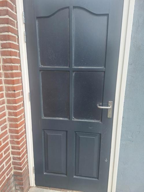 Deur voor schuur of carport (212 bij 89,5) excl slot, Doe-het-zelf en Verbouw, Deuren en Horren, Gebruikt, Buitendeur, 200 tot 215 cm