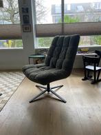 Woood Job draaifauteuil donkergroen teddy, Huis en Inrichting, Fauteuils, Ophalen, Zo goed als nieuw, 75 tot 100 cm, 50 tot 75 cm